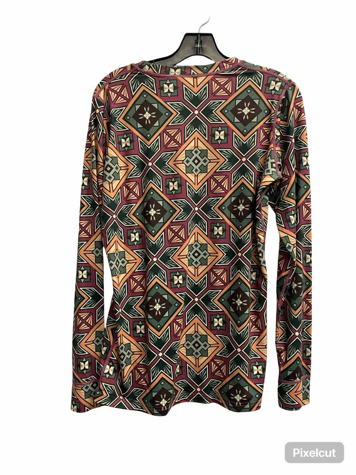 Kari Traa Size XL Multi-Color Print Long Sleeve Shirts