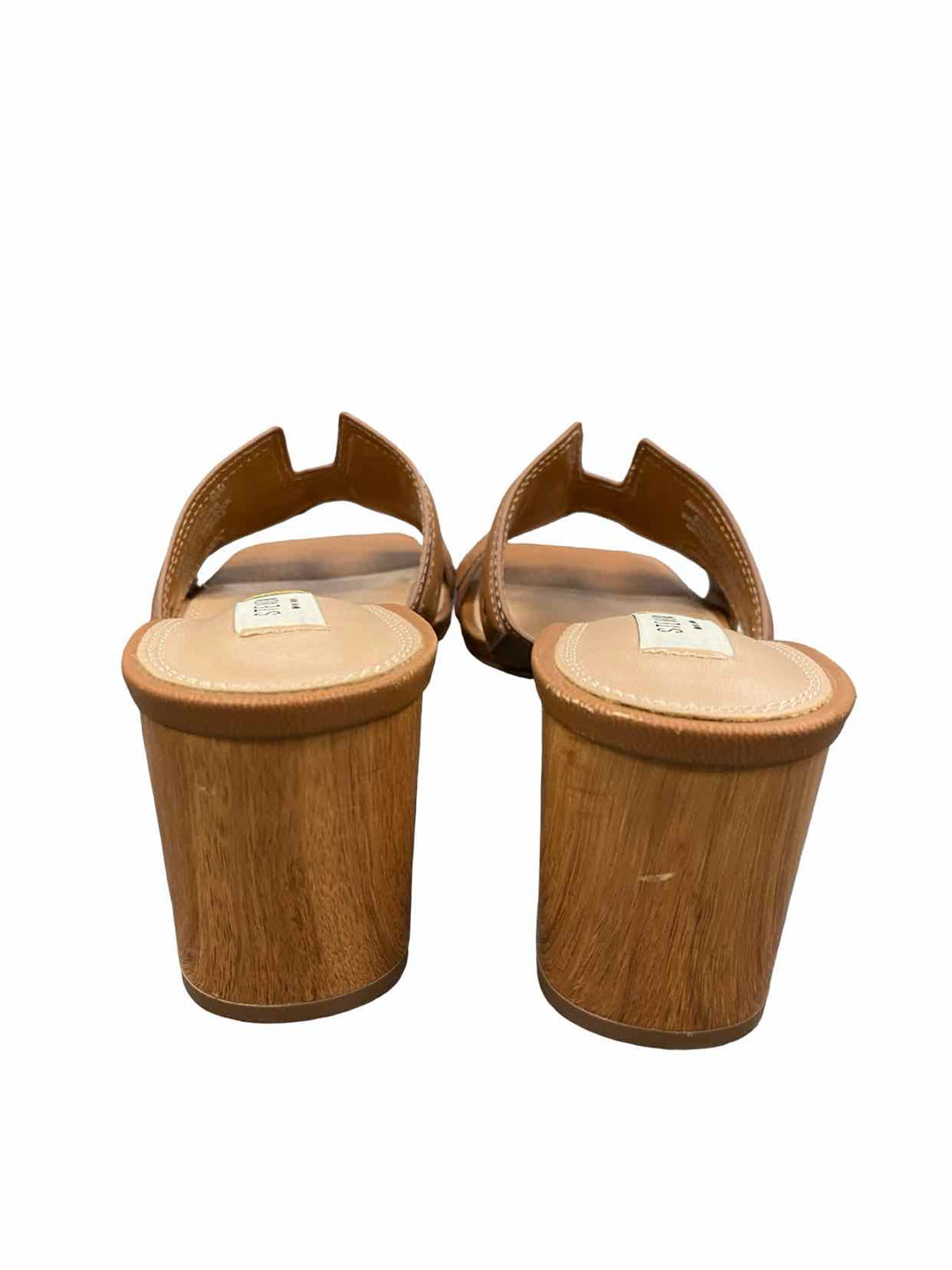 Steven Shoe Size 8.5 Brown Manmade Slides Heels