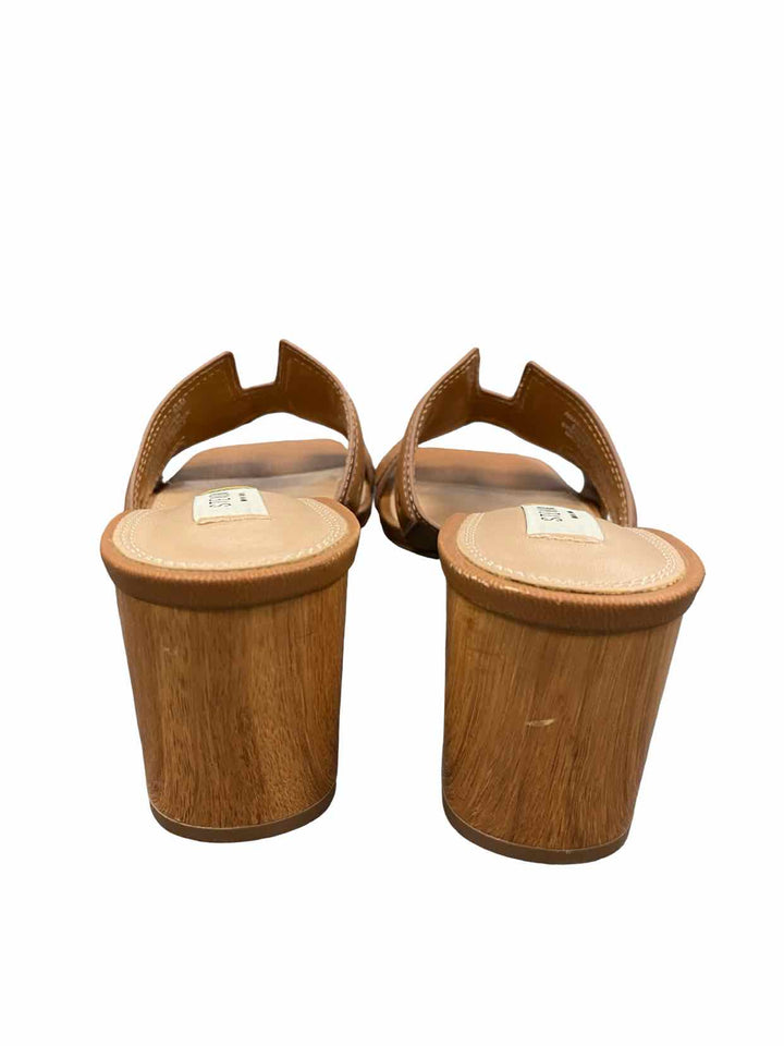 Steven Shoe Size 8.5 Brown Manmade Slides Heels