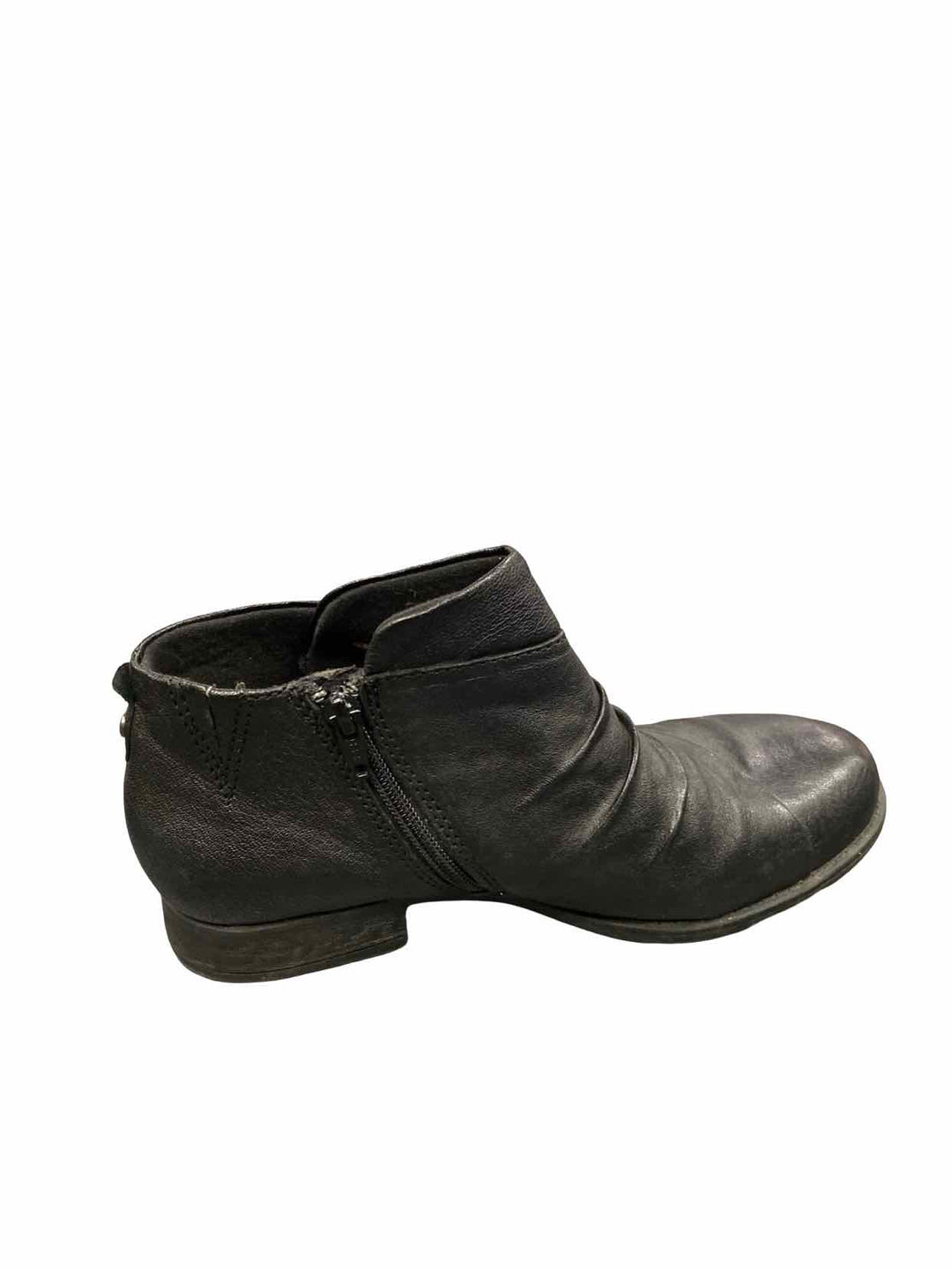 Earth Shoe Size 9 Black Leather Ronan Boots(Ankle)