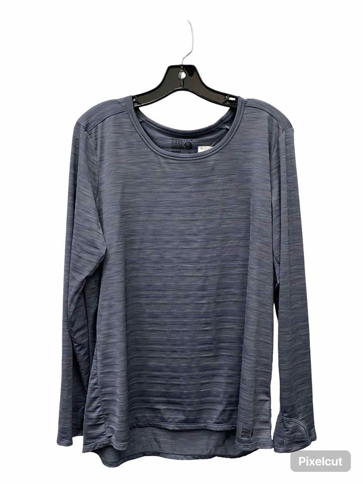 Mountain Hard Wear Size XL Grey Athletic Long Sleeve