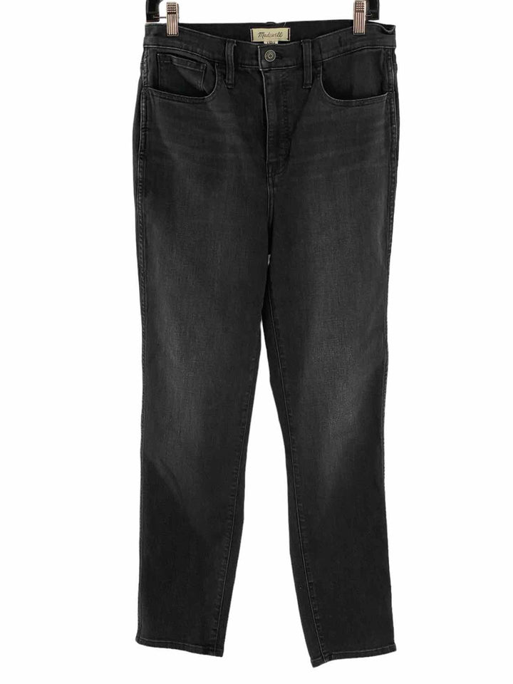 MadeWell Size 28T Black Straight Jeans