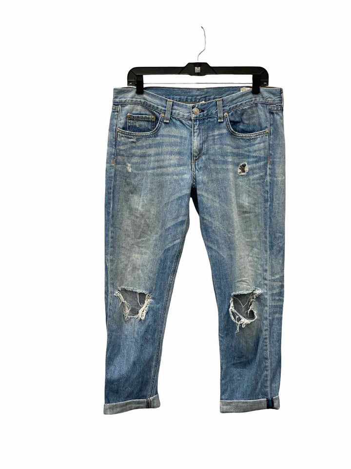 Rag & Bone Size 28 Blue Boyfriend Jeans