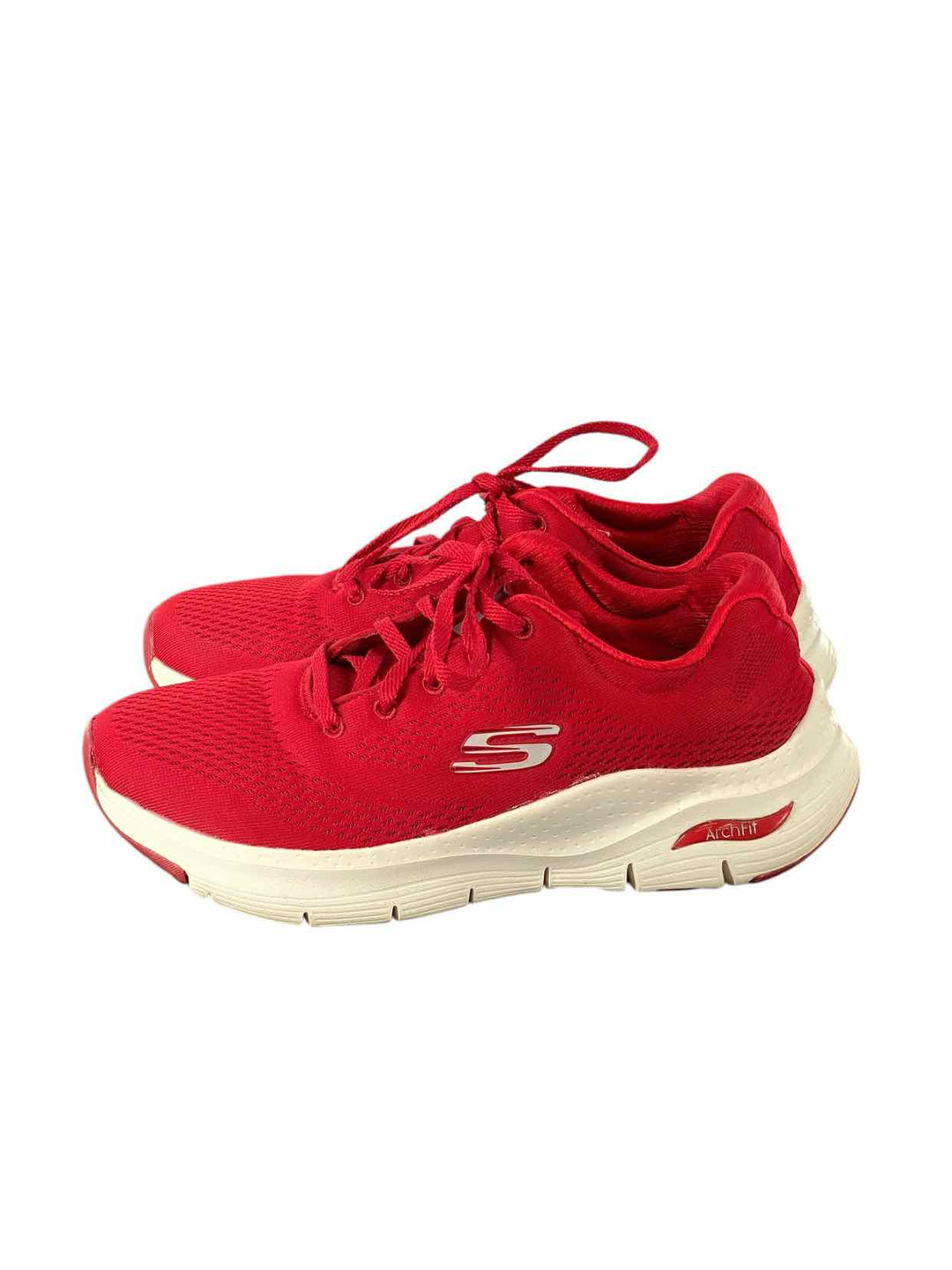 Skechers Shoe Size 7.5 Red Sneakers