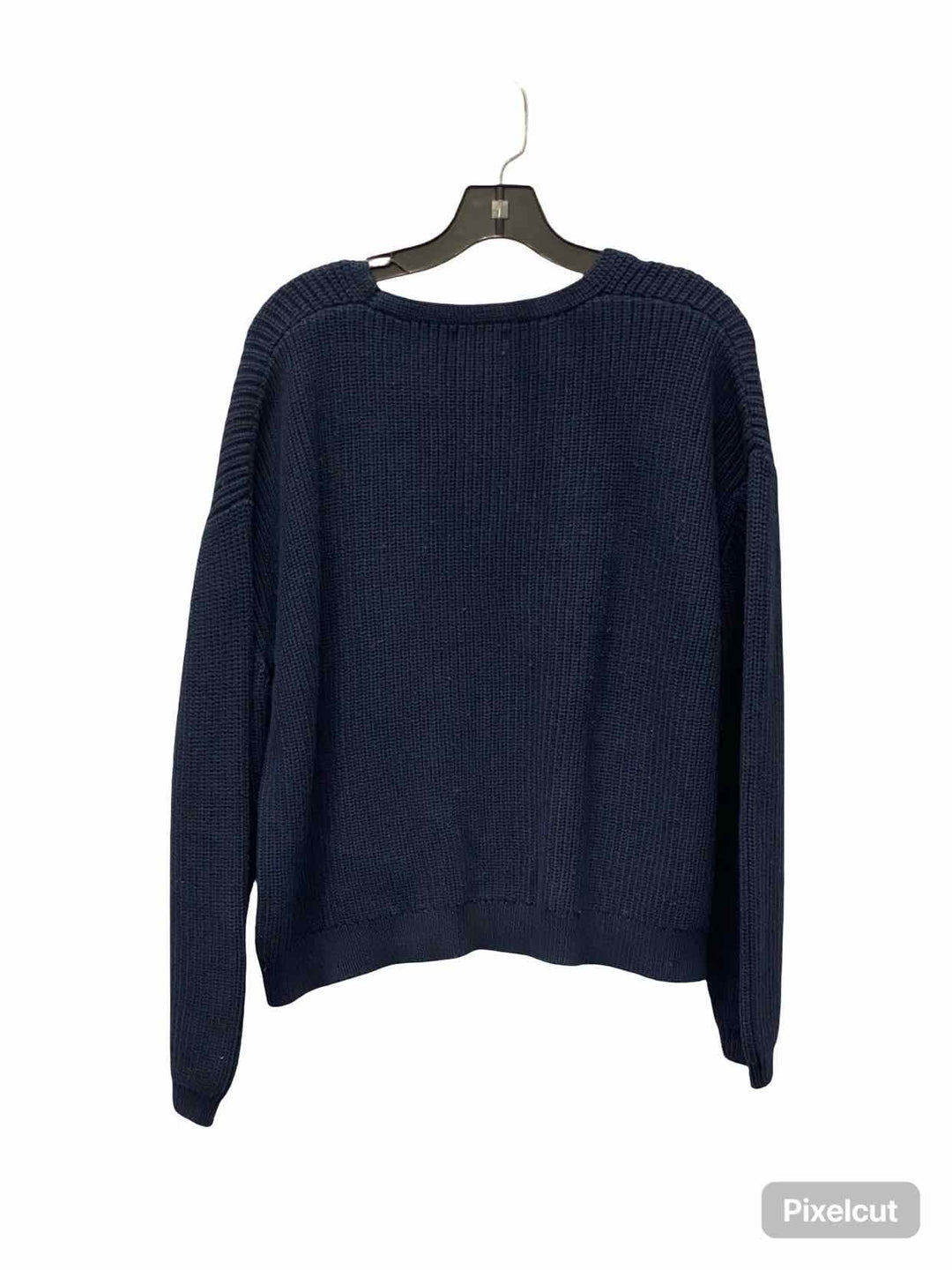 Quince Size L Navy 100% Organic Cotton Sweater
