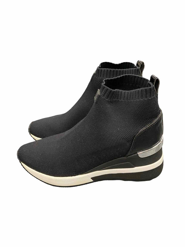 Michael Kors Shoe Size 6.5 Black Skyler Stretch Knit Boots(Ankle)