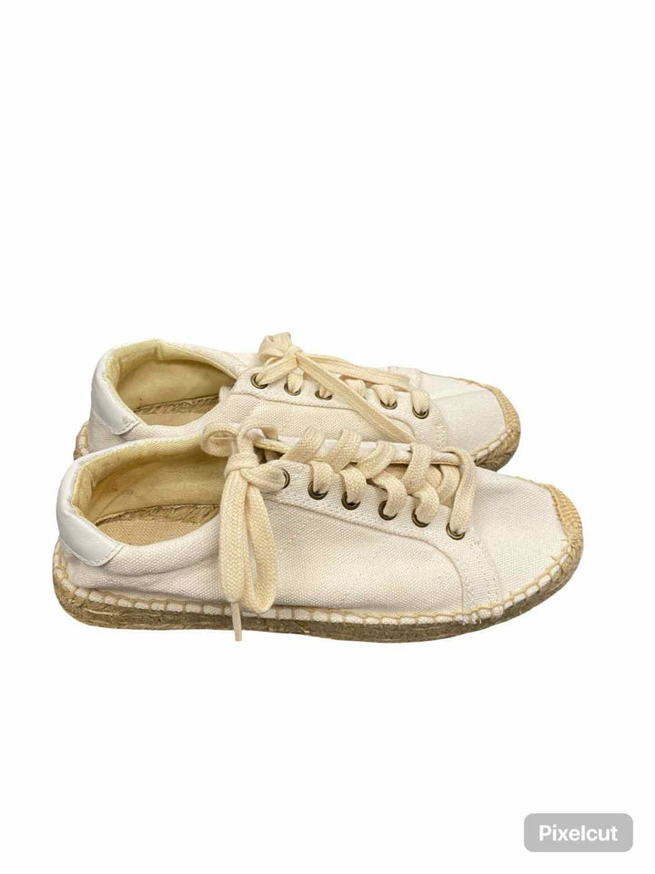 Soludos Shoe Size 7 Off White Canvas Sneakers