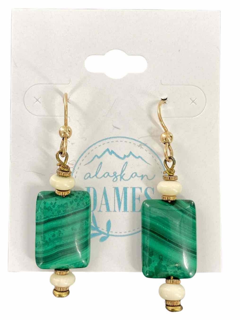 Green Earrings