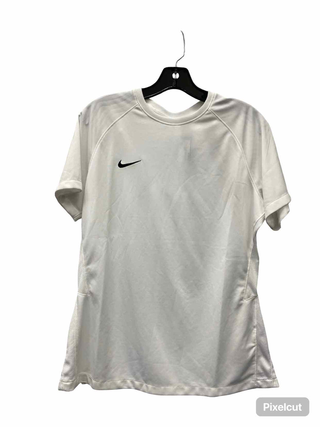 Nike Size L White Athletic Short Sleeve