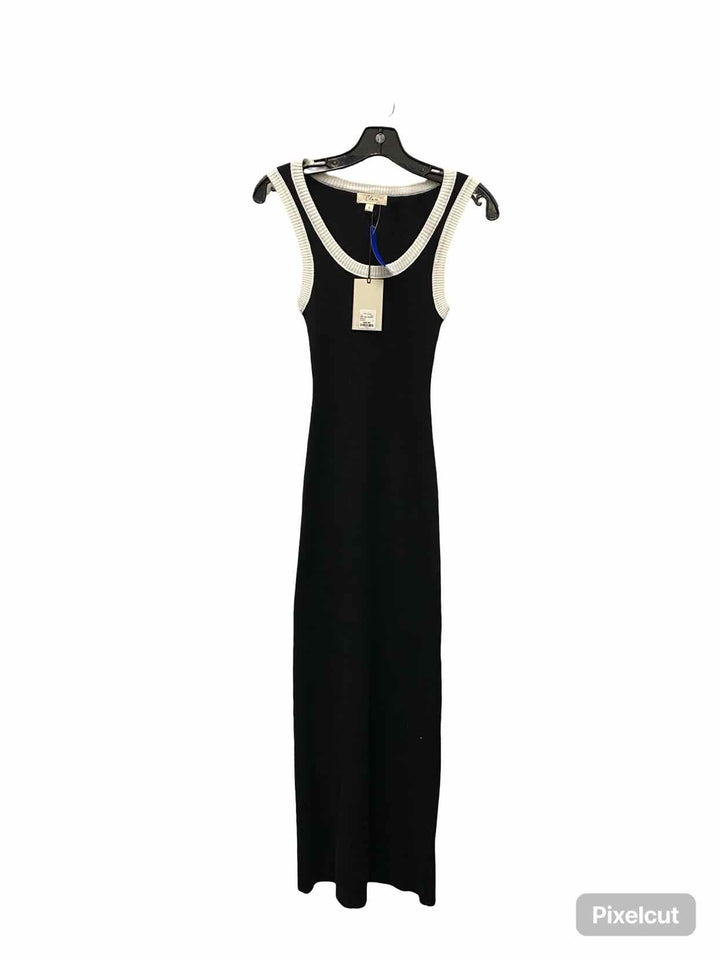 Elan Size S Black White 85% cotton Dress