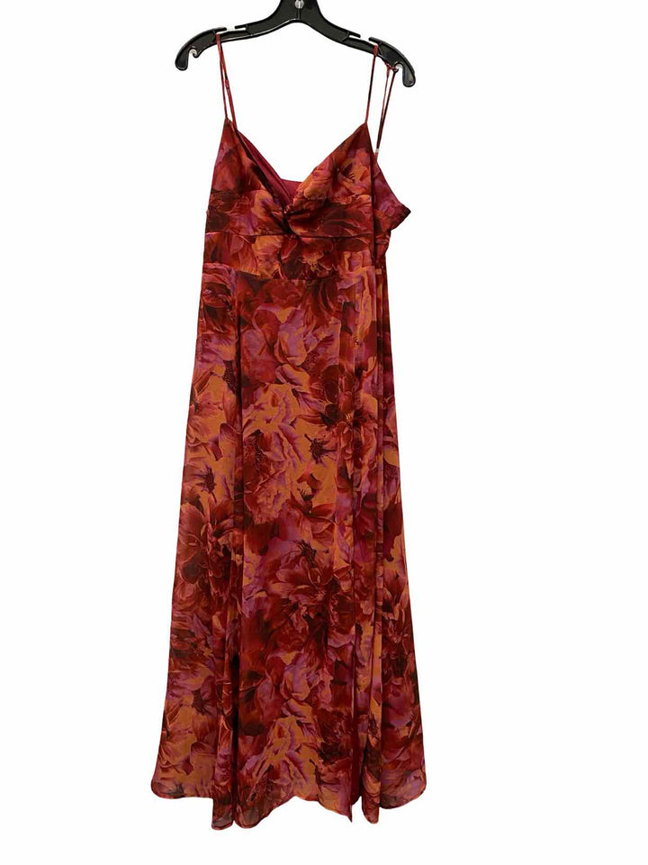 Lulus Size 2X Red Floral Dress