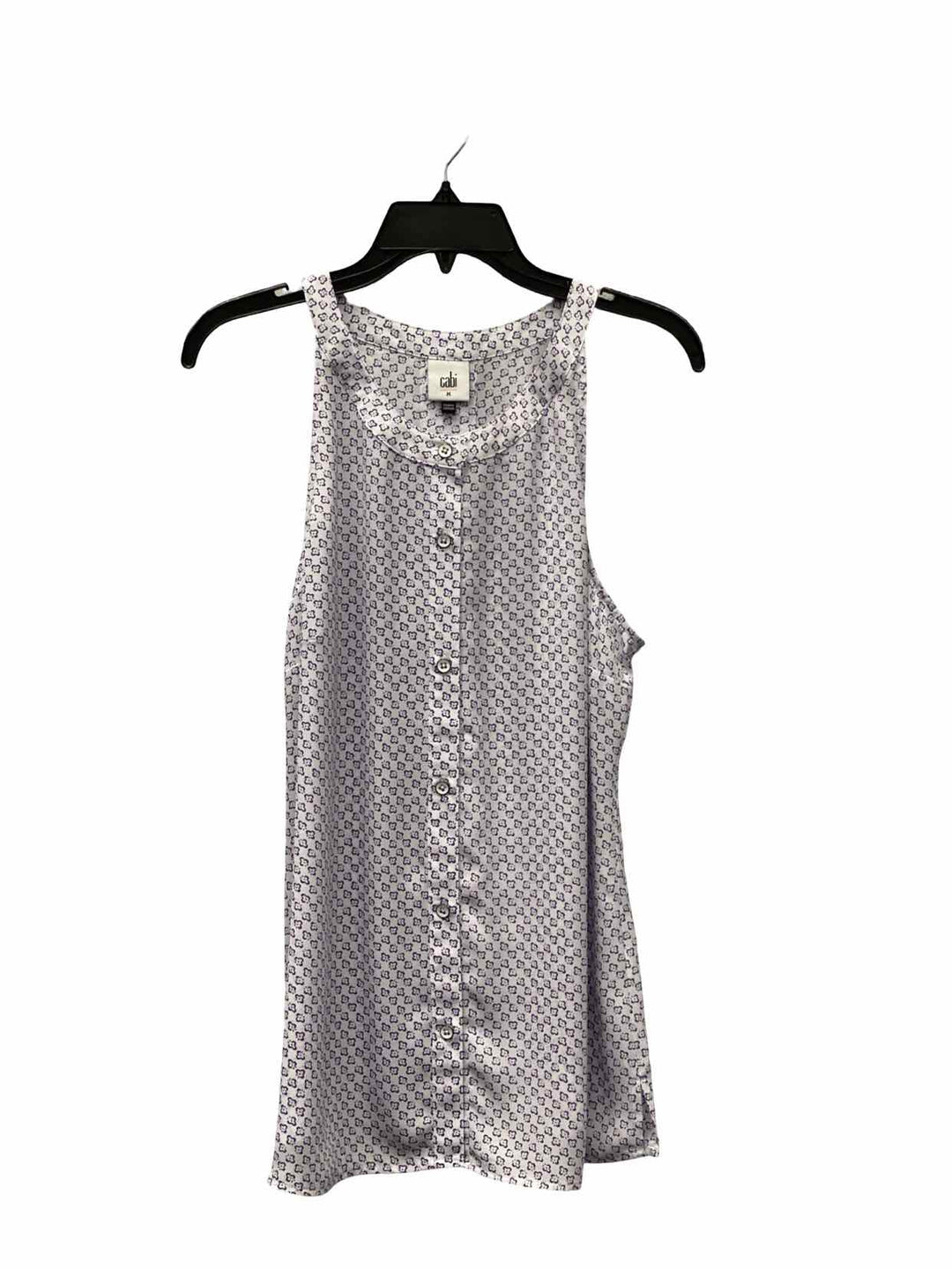 Cabi Size M White Purple Tank Top