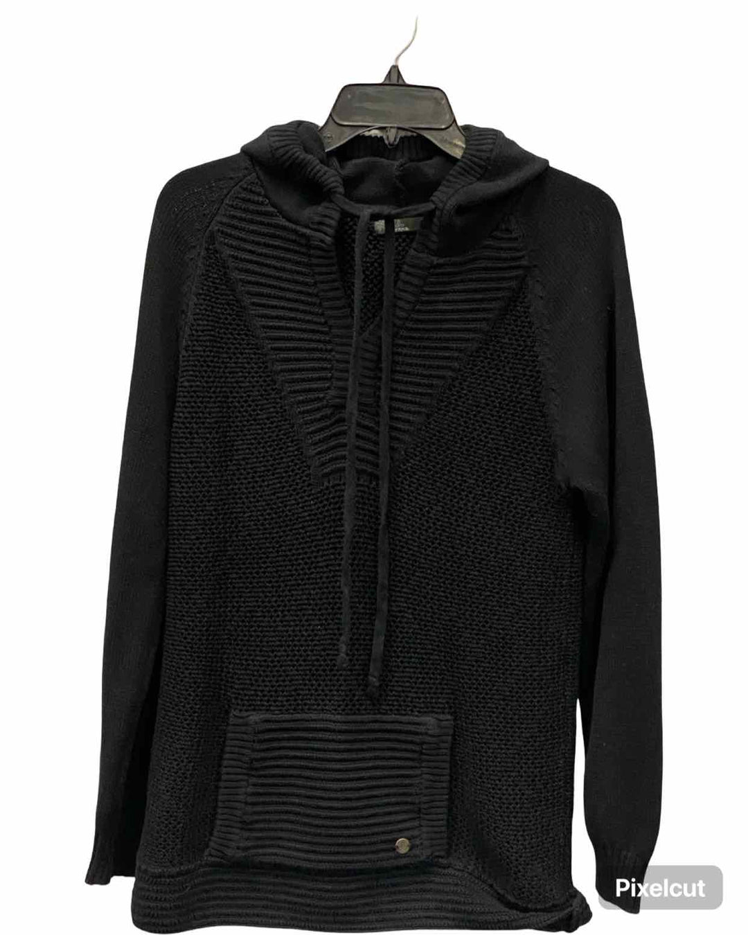 PrAna Size M Black 100% Organic Cotton Sweater
