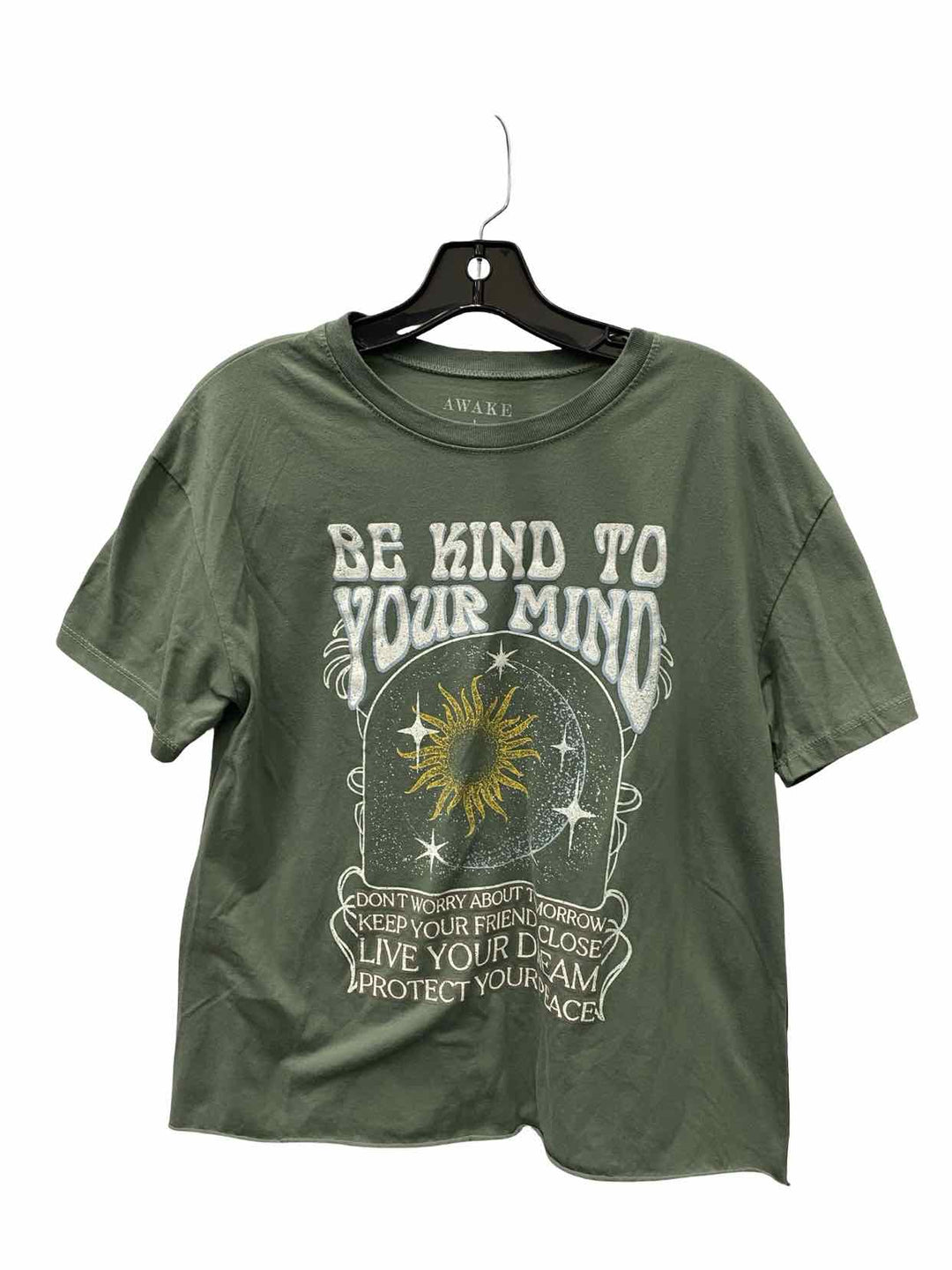 Awake Size L Green T-shirt