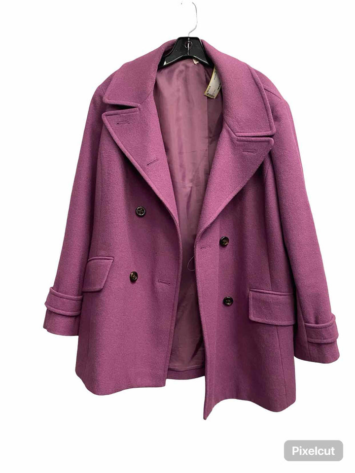 Coldwater Creek Size XL Purple Coat(short)