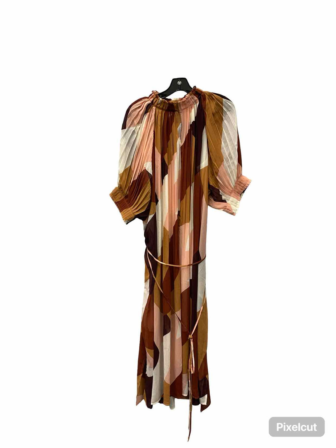 Worthington Size XXL Beige Pink Print Dress