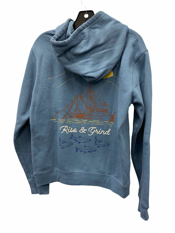 Salmon Sisters Size XS Blue Sweatshirt