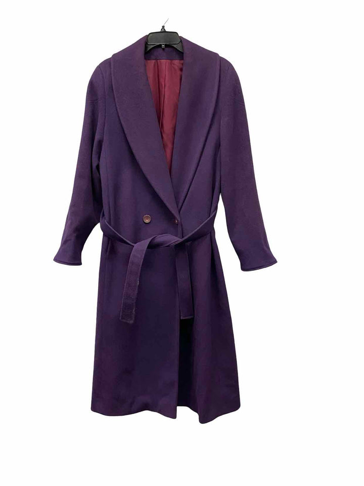 Unknown Brand Size 14 Purple 100% Wool Coat(Long)