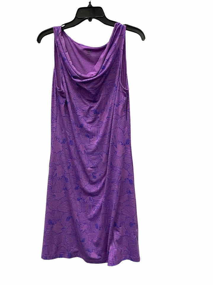 Title Nine Size S Purple Blue Print Dress
