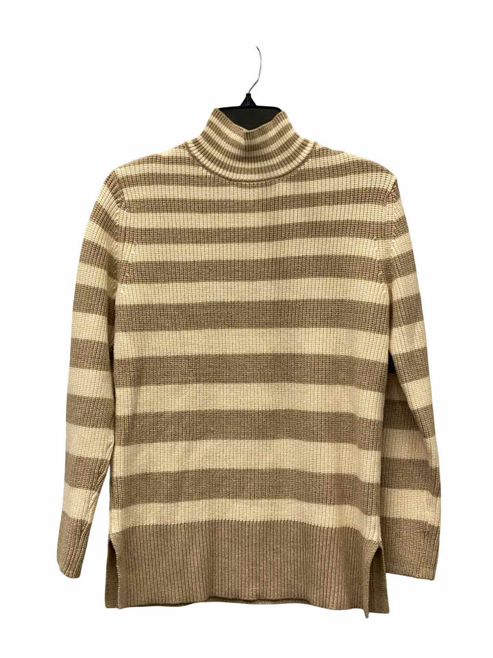 Industry Size XL Cream Beige Stripe Sweater