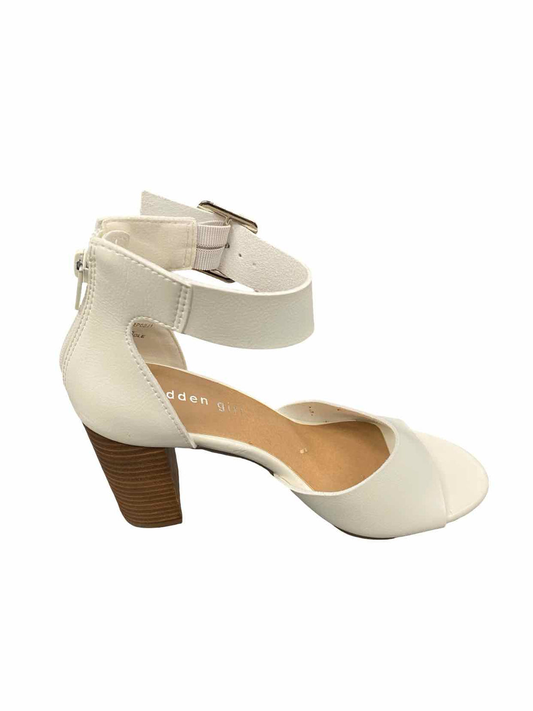 Madden Girl Shoe Size 6.5 White Manmade Heels