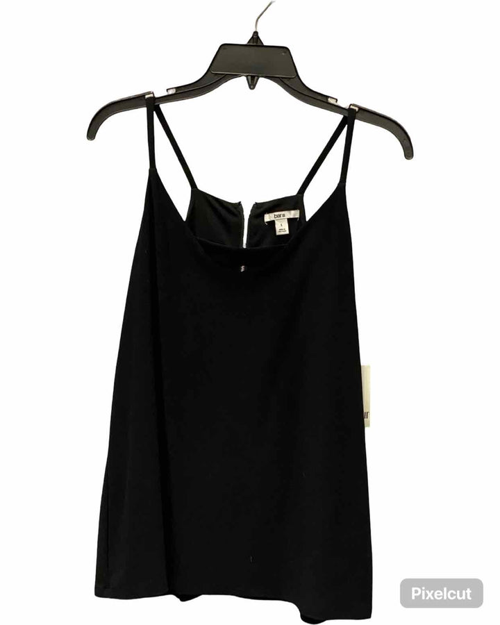 Bar III Size L Black Tank Top