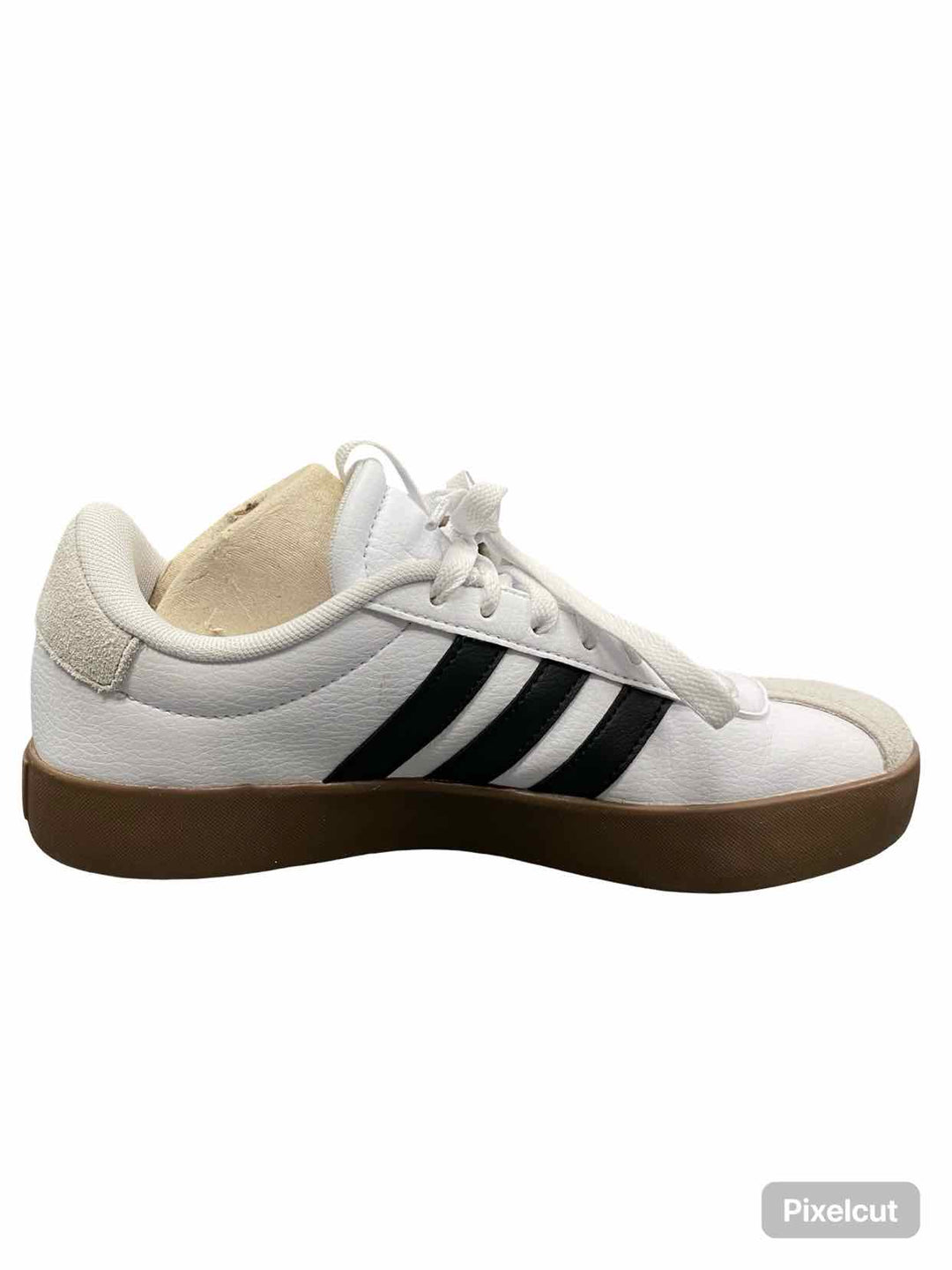 Adidas Shoe Size 6.5 White Black NWOT VL Court 3.0 Sneakers