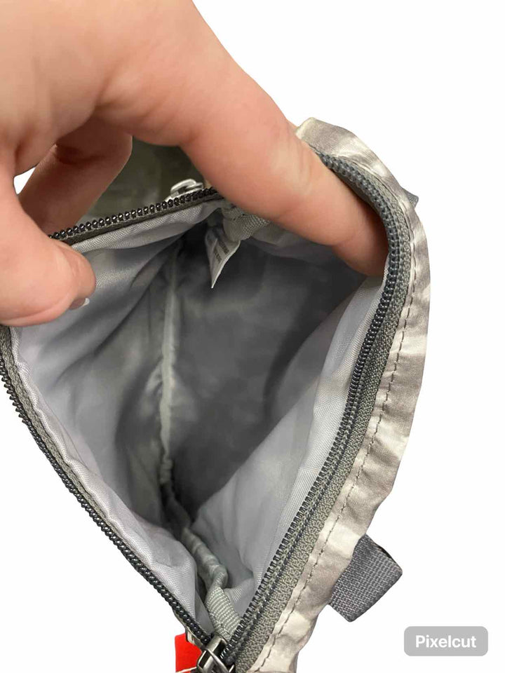 Eddie Bauer Grey Connect 3-Zip Travel Bag Purse