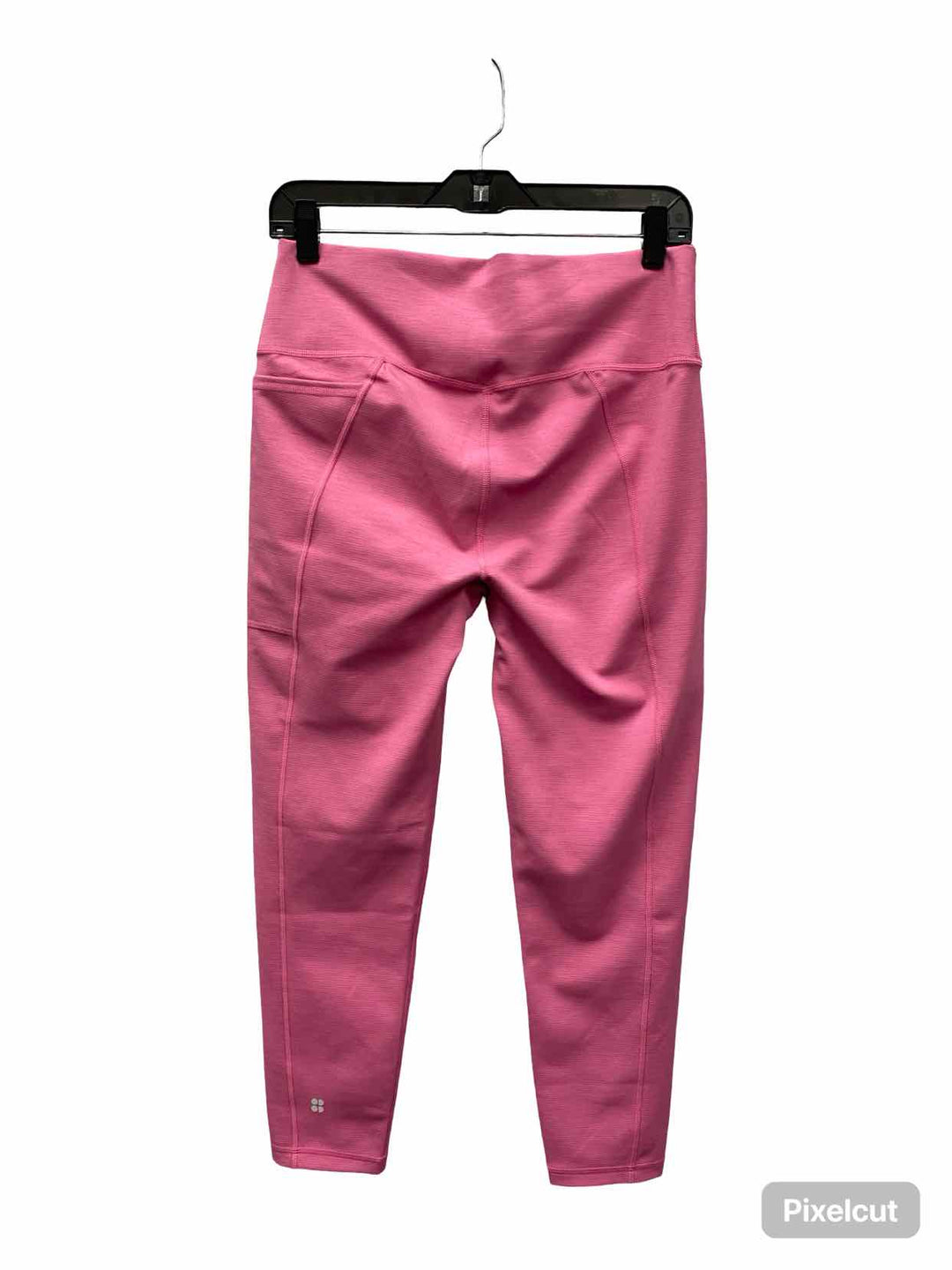 Sweaty Betty Size L Pink Ribbed Athletic Pants