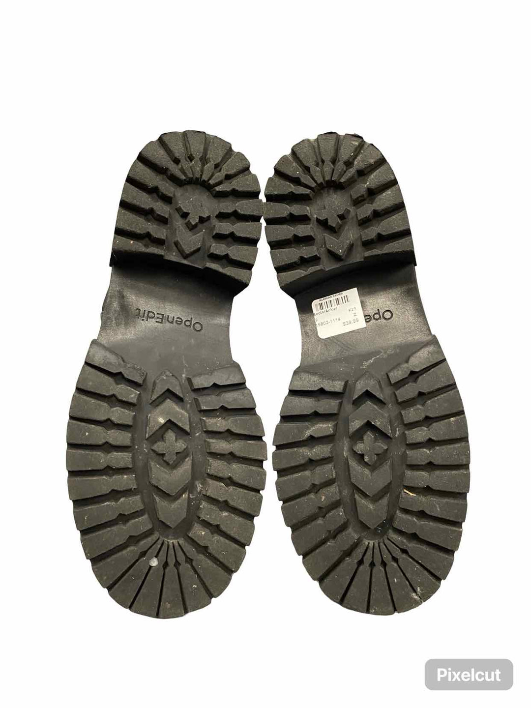 Open Edit Shoe Size 9 Grey Manmade Mya MG Sole Chelsea Boots Boots(Ankle)