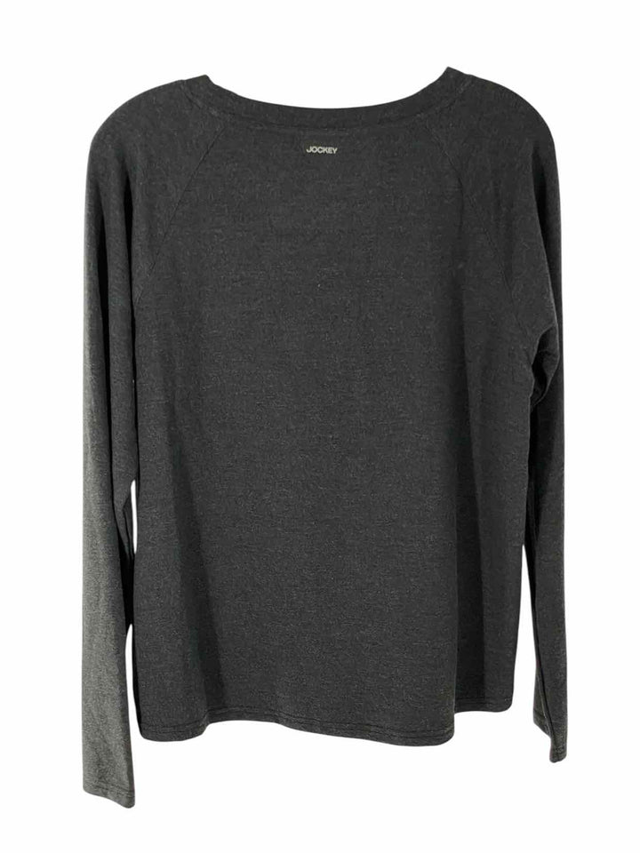 Jockey Size L Gray Long Sleeve Shirts