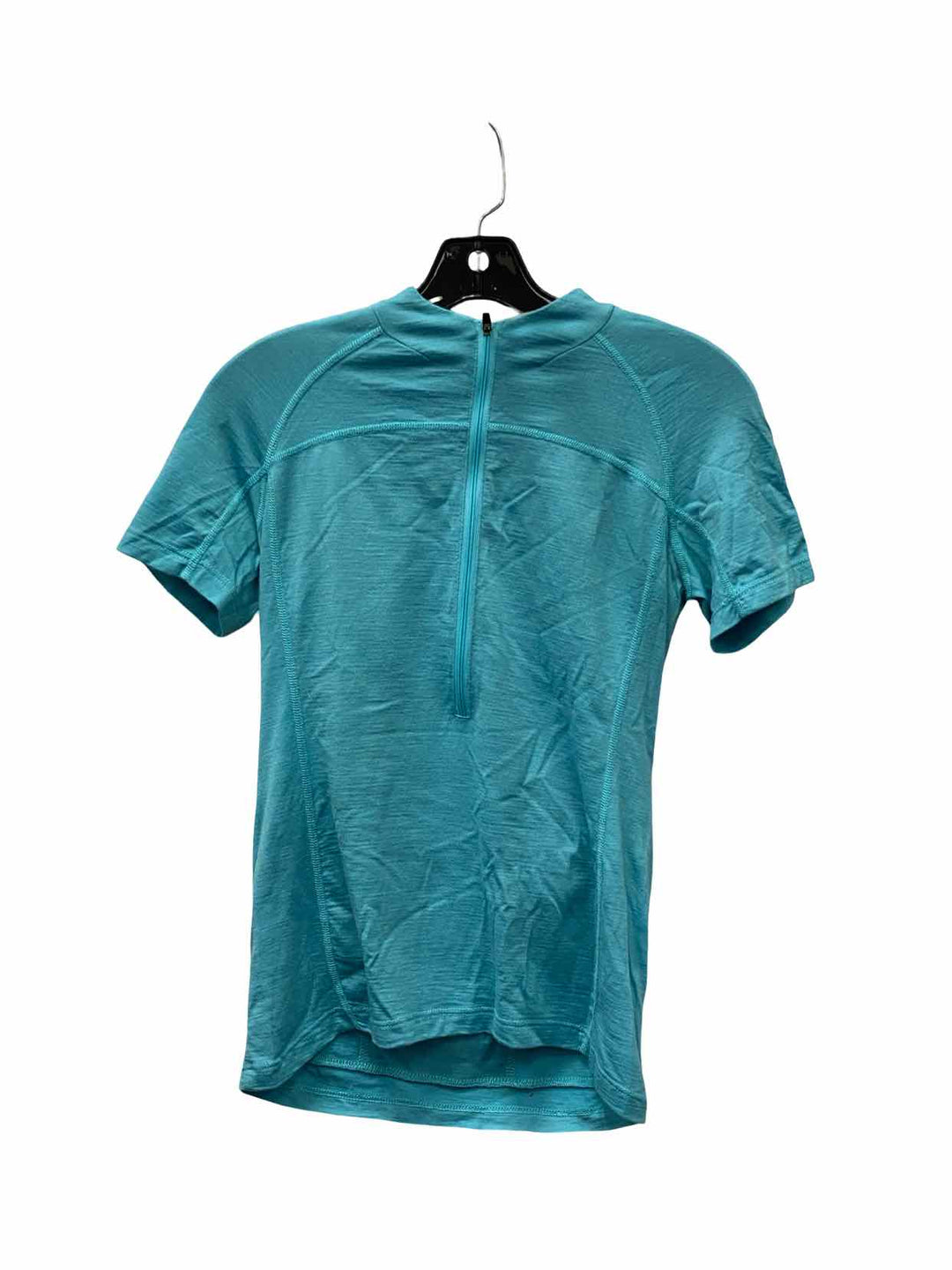 ibex Size S Blue Merino Wool Athletic Short Sleeve