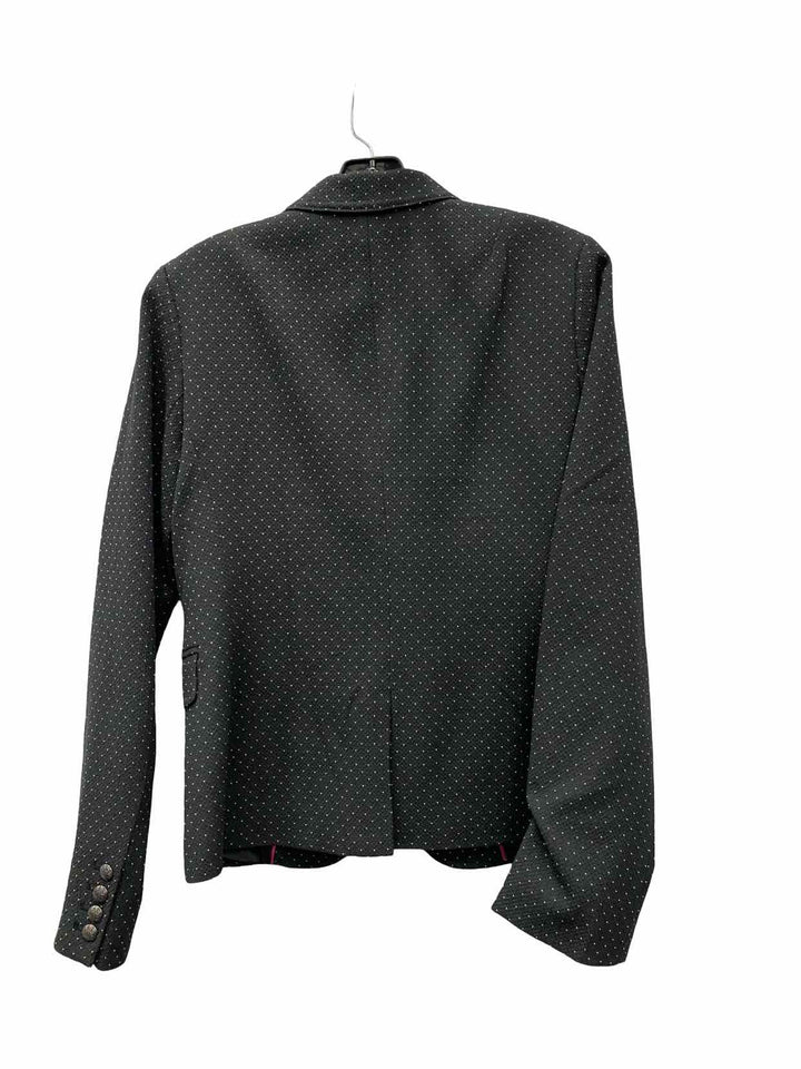 Banana Republic Size 6 Black White Blazer