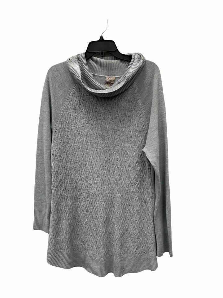 Chico's Size 2 Gray Turtle Neck Dress