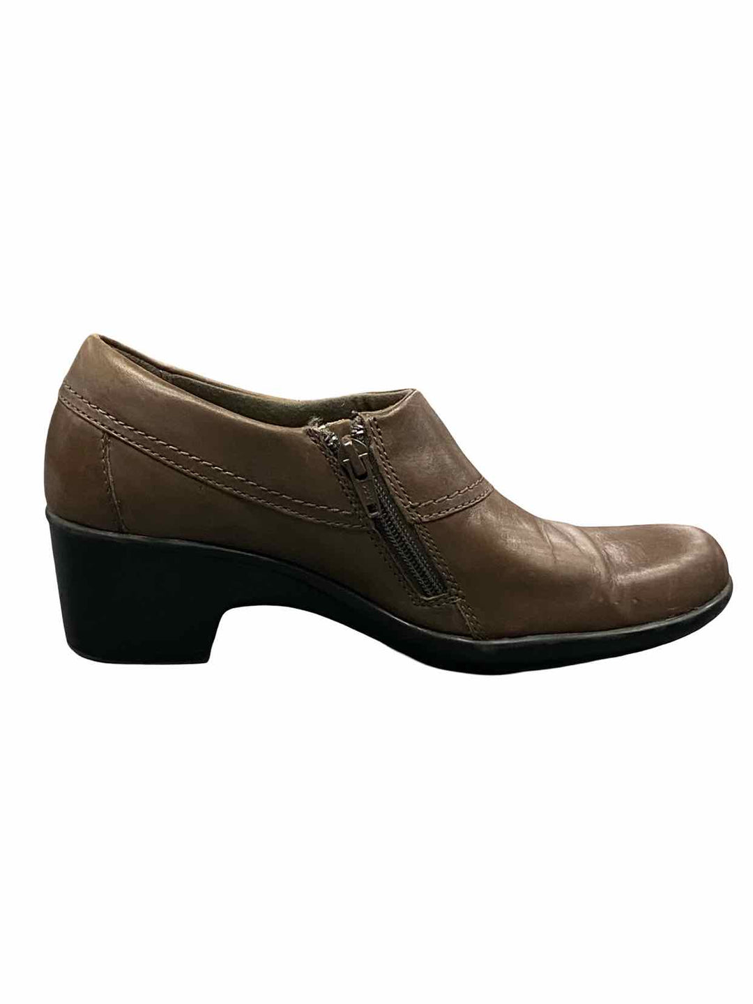 Clarks Shoe Size 8 Brown Leather Genette Danby Boots(Ankle)