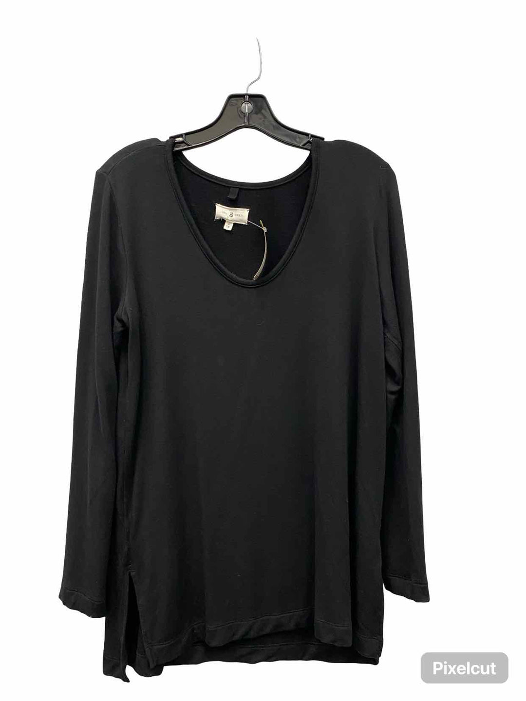 Lou & Gray Size S Black Long Sleeve Shirts