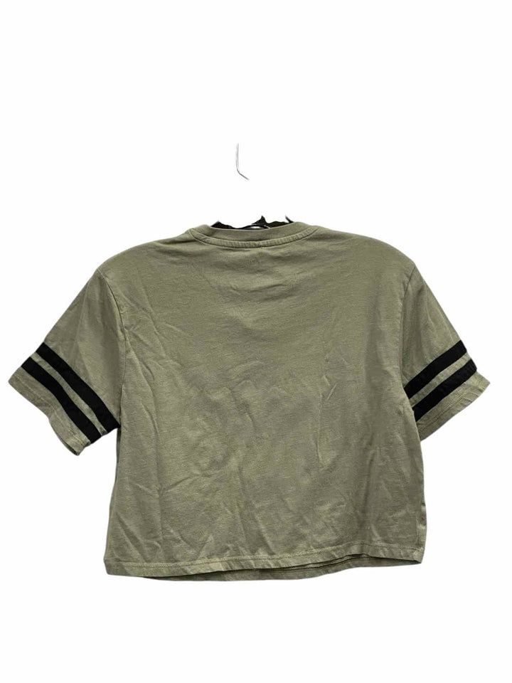 Volcom Size L Green Short Sleeve Shirts