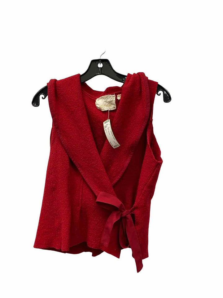 Sparrow Size L Red 100% Wool Vest