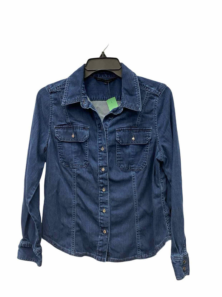 White House Black Market Size S/M Blue Jacket