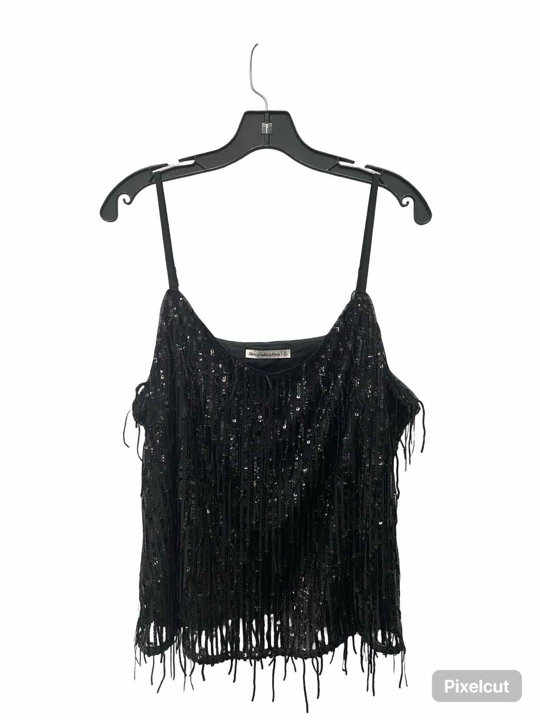 Abercrombie & Fitch Size XL Black sequined Tank Top