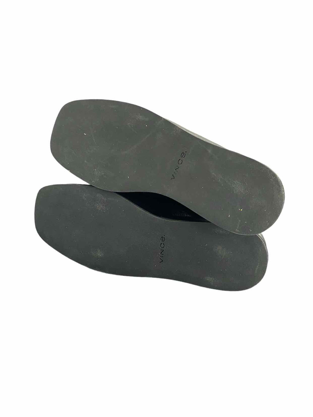 Vince Shoe Size 8 Black Leather Clogs