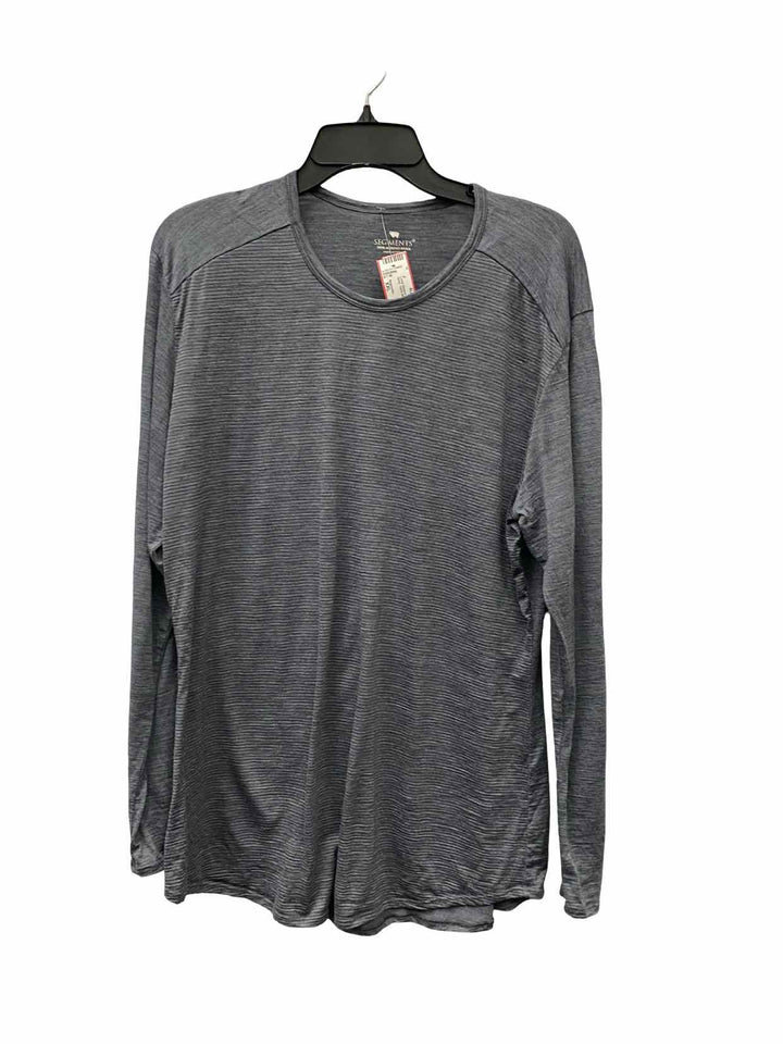 Segments Size XXL Grey 100% Merino Wool Long Sleeve Shirts