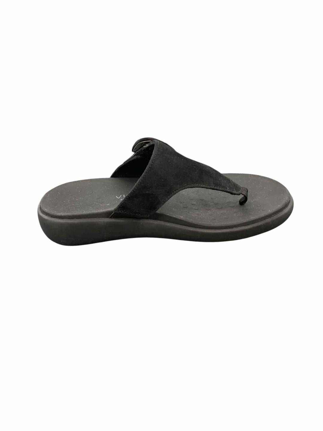 Vionic Shoe Size 8.5 Black Toe post Sandals