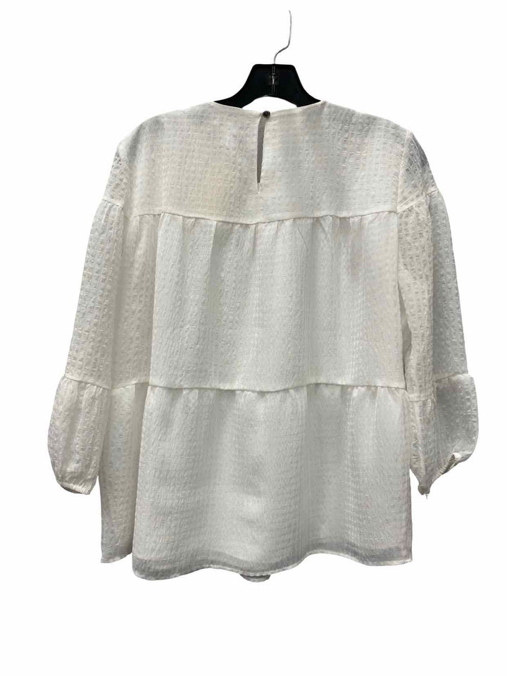 Calvin Klein Size M White Long Sleeve Shirts