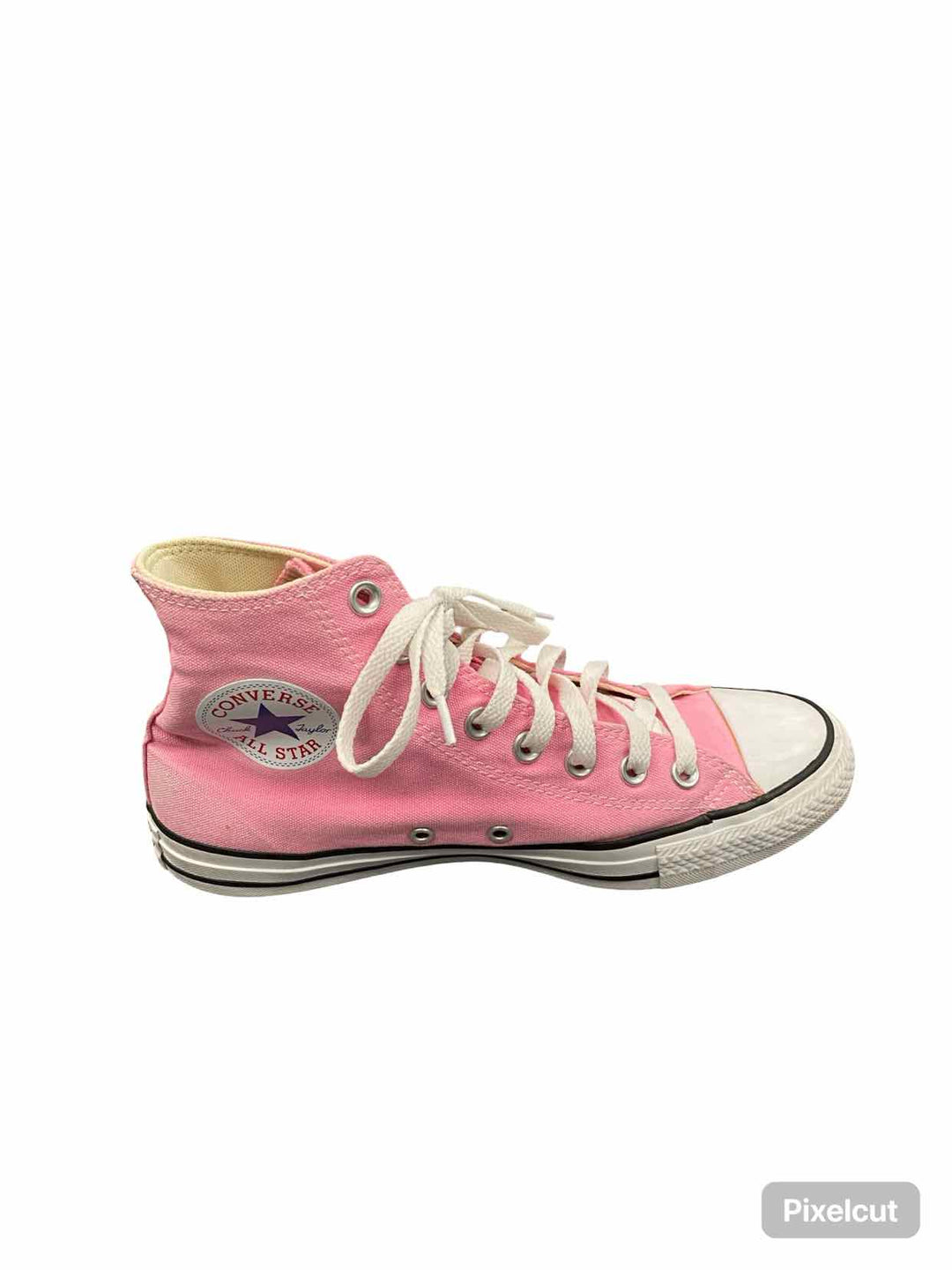 Converse Shoe Size 8.5 Pink High Top Chuck Taylor All Star Canvas Sneakers
