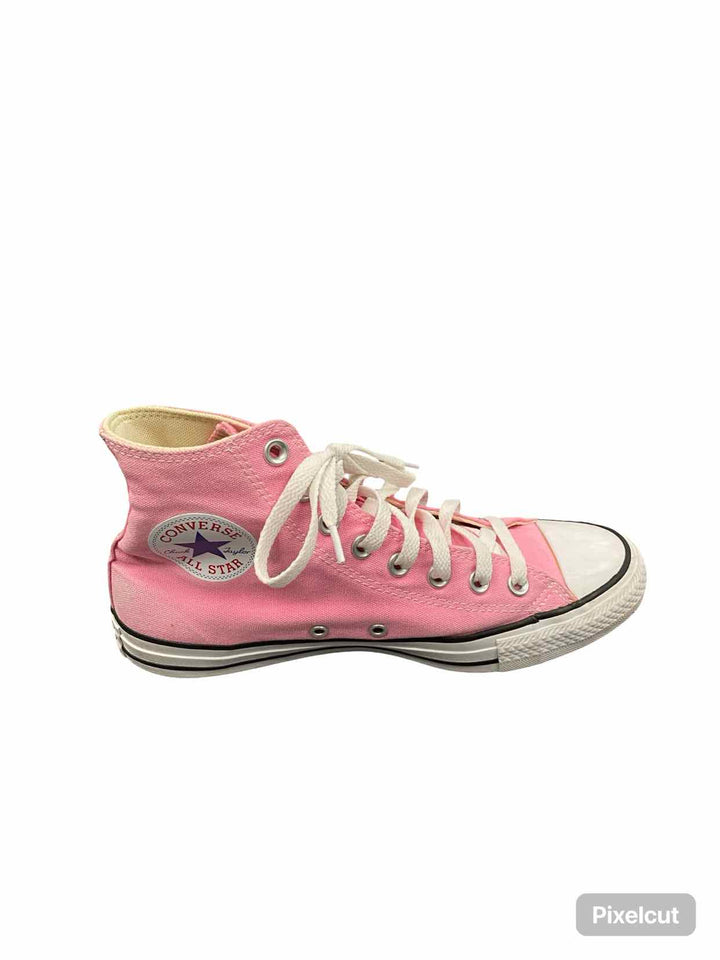 Converse Shoe Size 8.5 Pink High Top Chuck Taylor All Star Canvas Sneakers