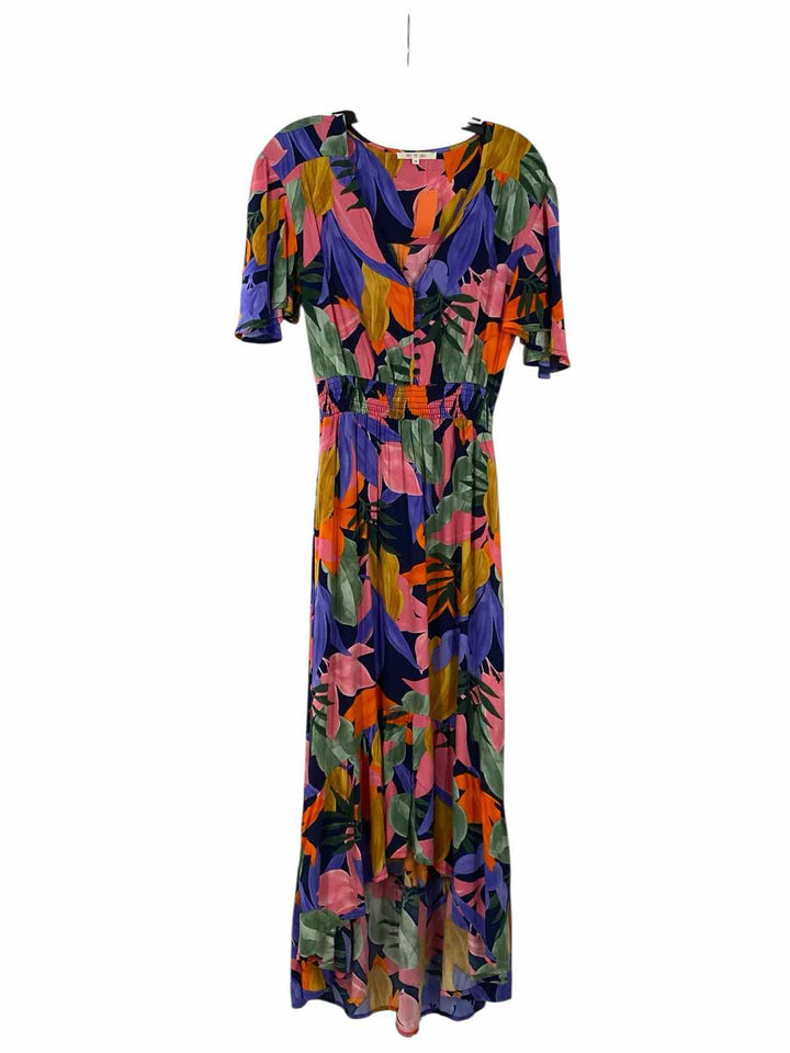 Abel The Label Size M Navy Multi Floral Dress