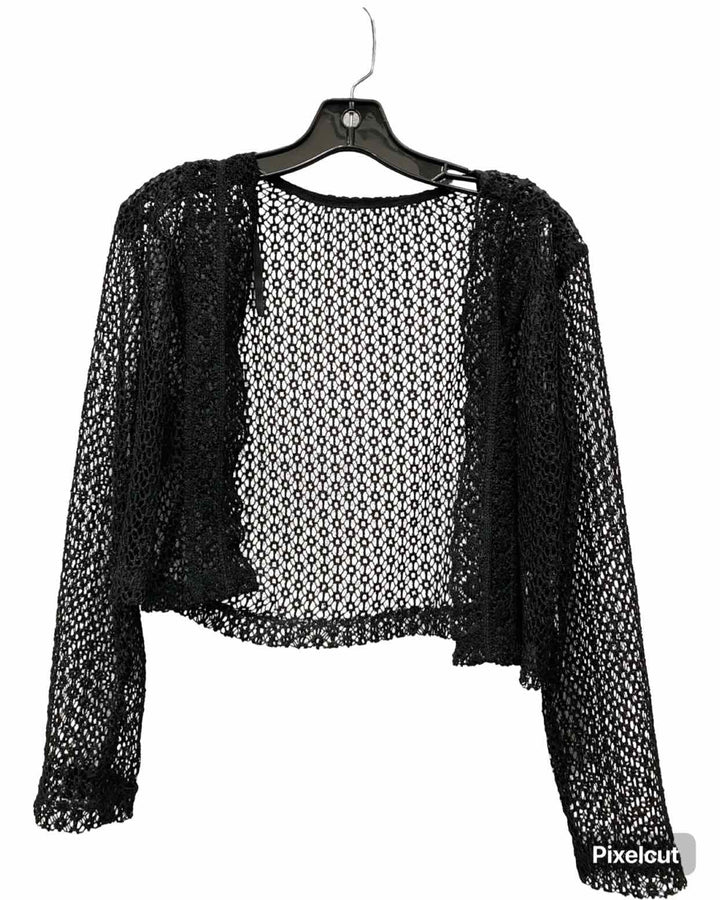 Unknown Brand Size S Black Lace Long Sleeve Shirts