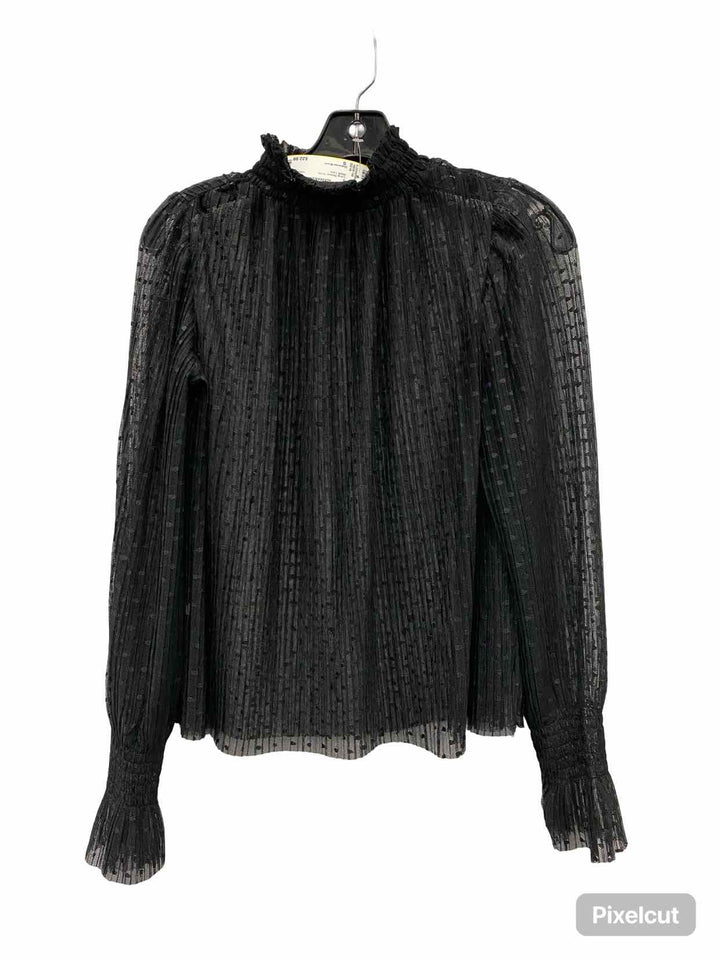 Unknown Brand Size S Black Lace Long Sleeve Shirts