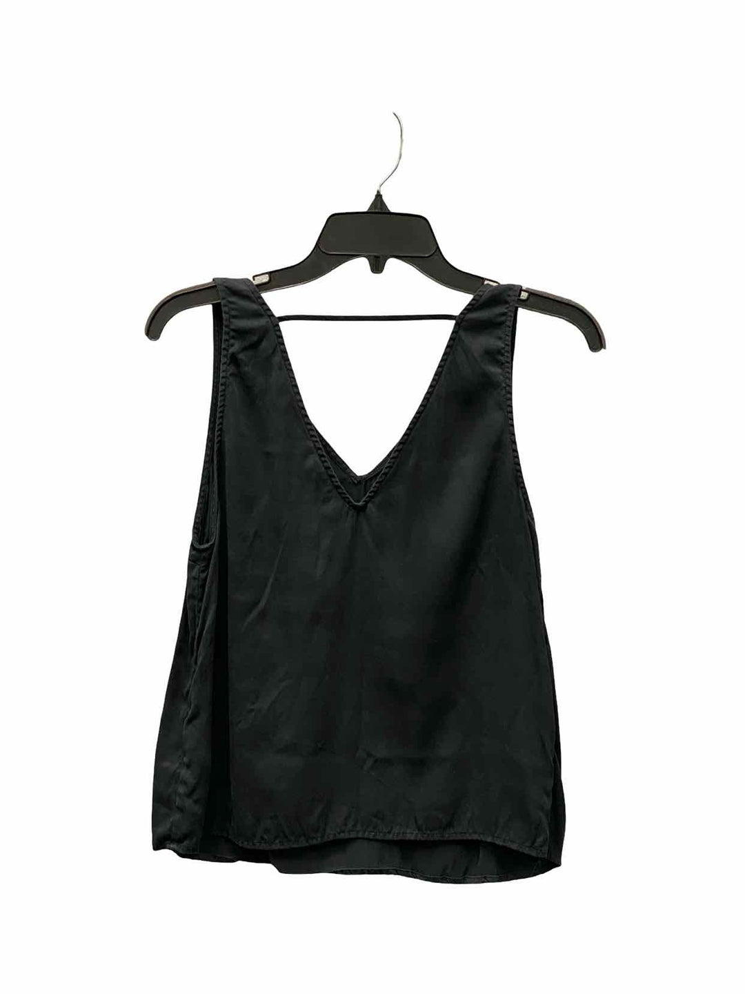 Quince Size S Black 100% silk Tank Top